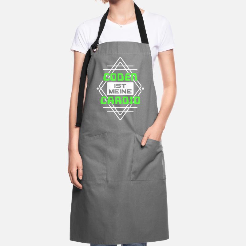 Déclaration de Coden Développeur Computerfreak Scripting Tablier contrasté