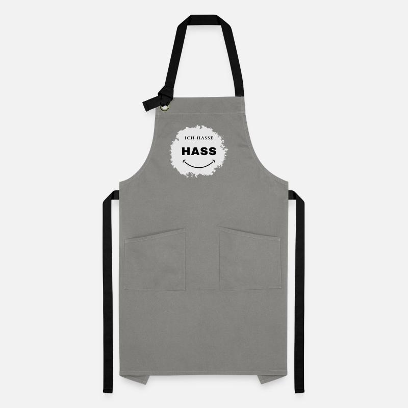 Saying, I hate hate, funny statement Artisan Apron