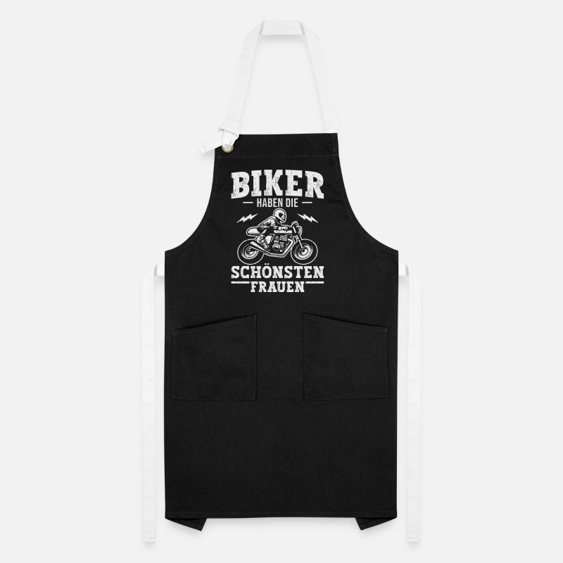 Motorradfahrer Biker Motorrad Kontrastschürze
