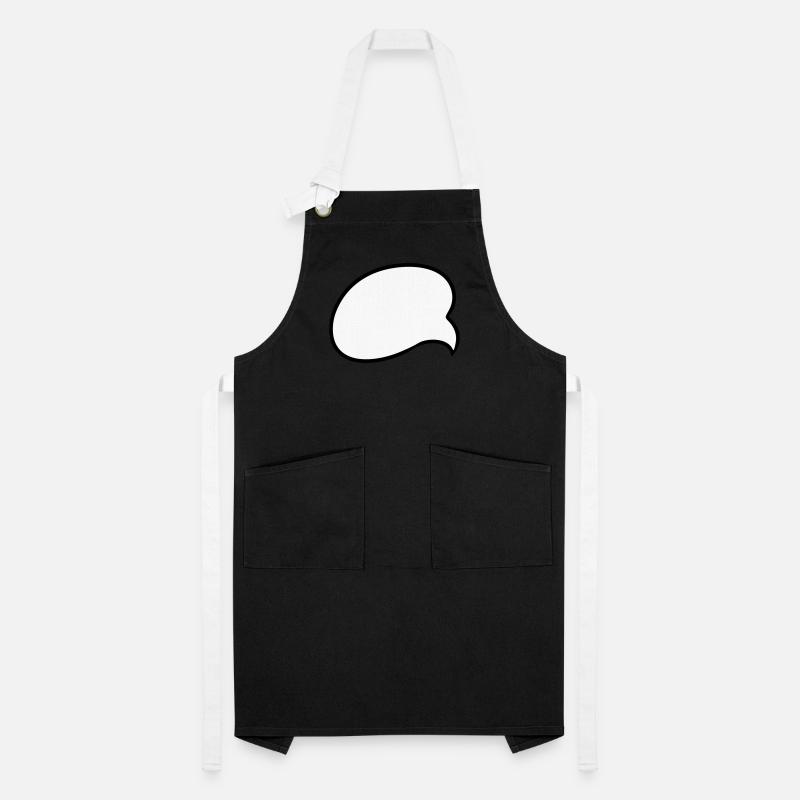 Sprechblase speech bubble bulle Comic Geschenkidee Kontrastschürze