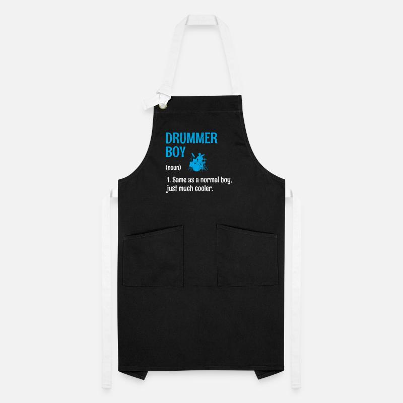 Drummer Boy Same As A Normal Boy Just Much Cooler Artisan Apron
