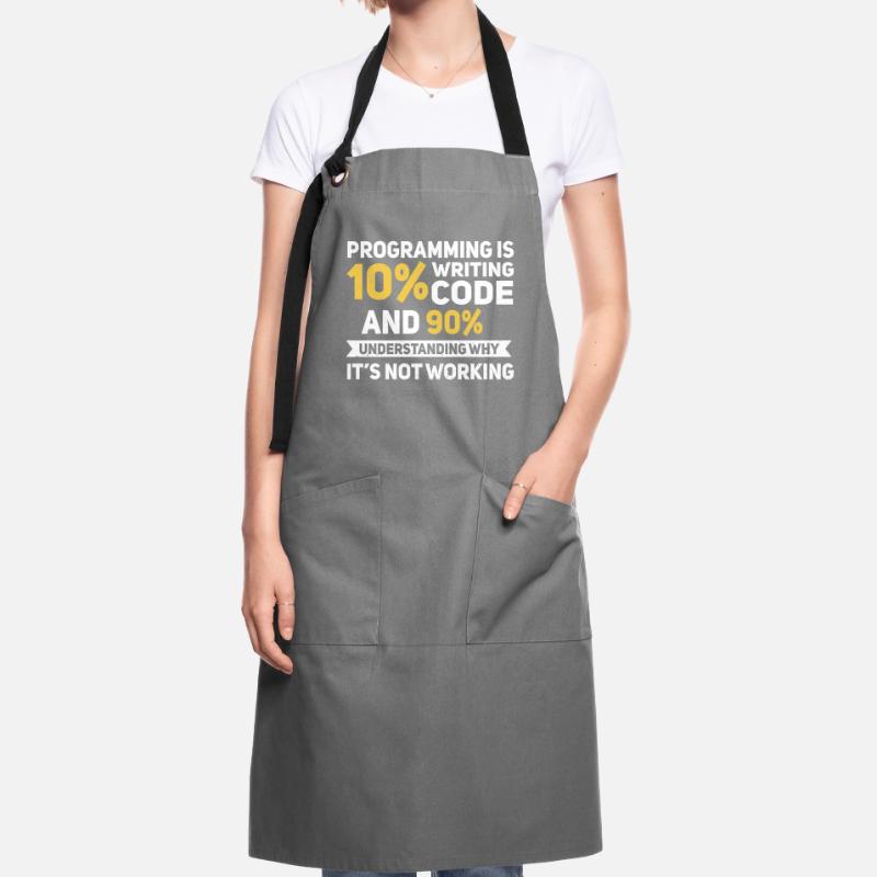 Programming Quota... Programmers & Nerd Artisan Apron