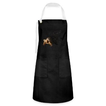 Turtle - Artisan Apron - black/white - Front - Zoe (177cm)