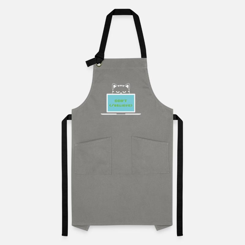 Don't believe programmer cat Artisan Apron