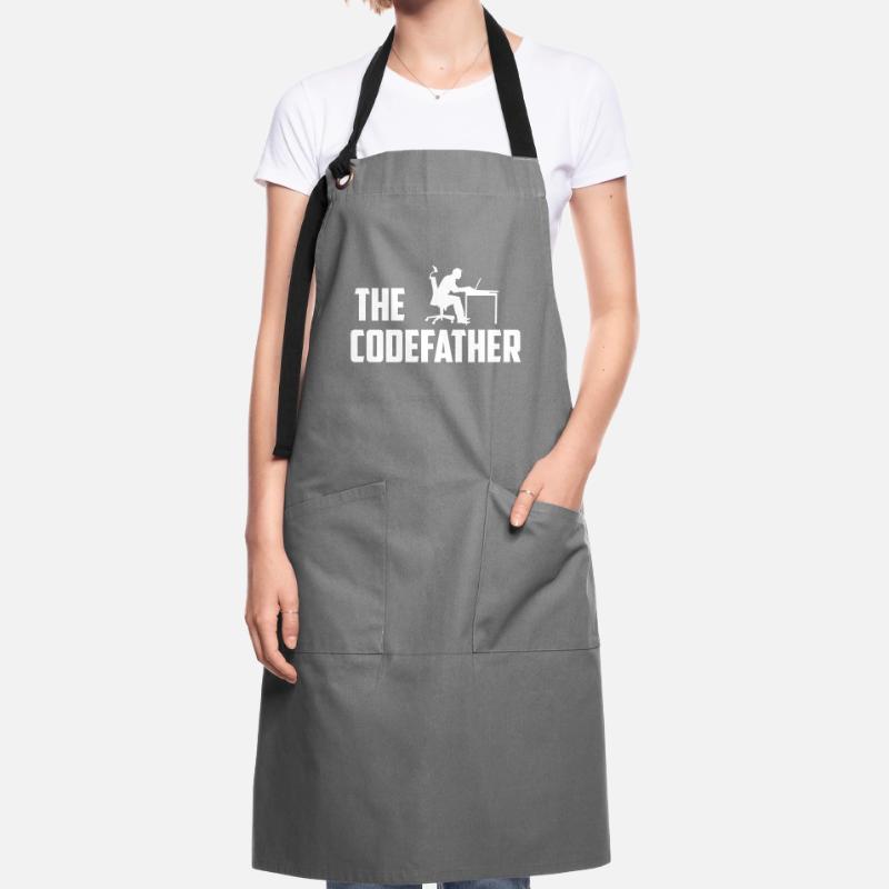 The Codefather Programmer Coder Developer Software Kontrastschürze