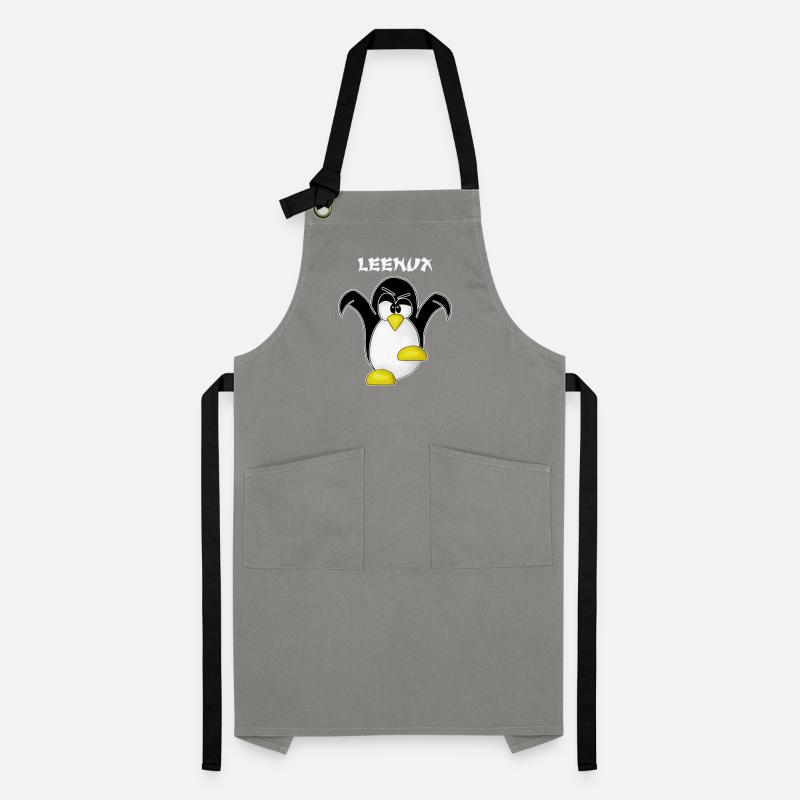 Linux Computer Nerd Geek Informatik Admin Geschenk Kontrastschürze