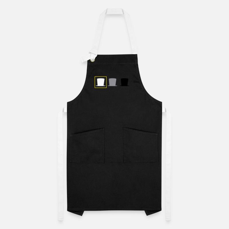 Hacker Cyber Security Pentester White Hat Hacker Kontrastschürze