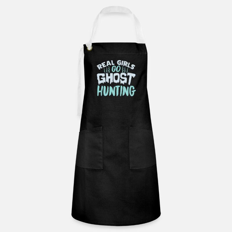 Hunting ghosts - Artisan Apron - black/white
