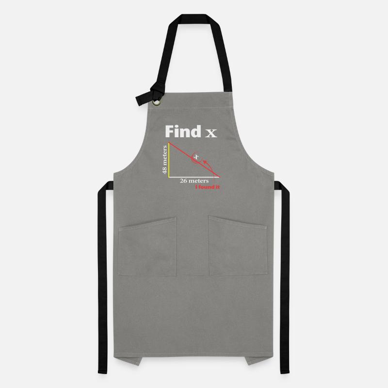 Pythagoras Triangle Mathematician or Math Teacher Artisan Apron