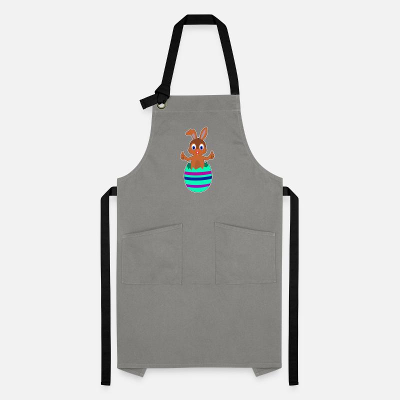 Easter Bunny Easter Bunny Easter Egg Artisan Apron