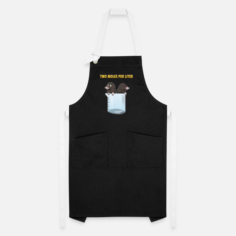 Two Moles Per Liter Mole Science Science Artisan Apron