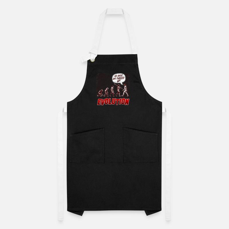 Evolution human funny Artisan Apron