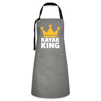 kayak - Artisan Apron - grey/black - Front - Zoe (177cm)