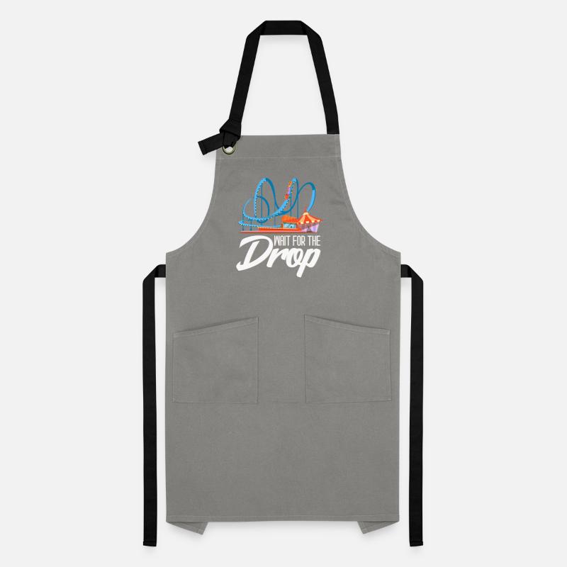 Roller coaster roller coaster amusement park rollercoast Artisan Apron
