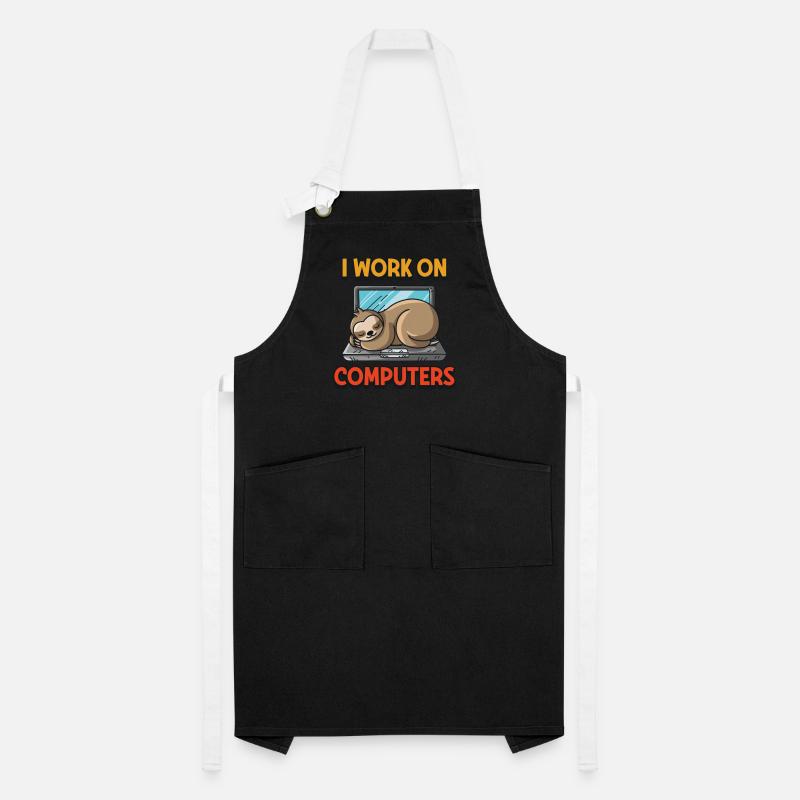 Computer nerd geek programmer nerd gentlemen Artisan Apron