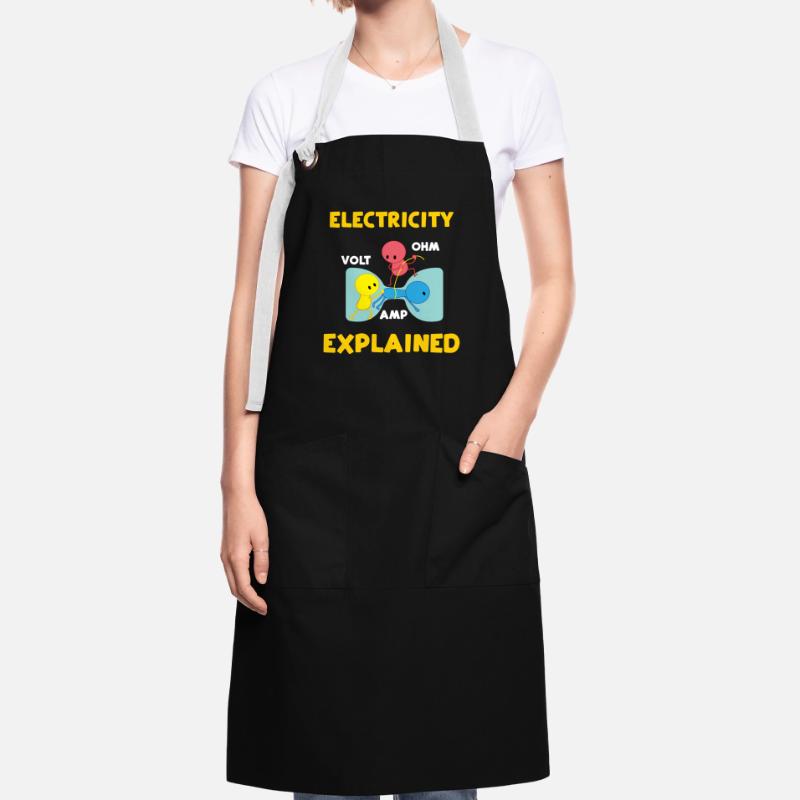 Electricity Explained | for electronics technicians Artisan Apron