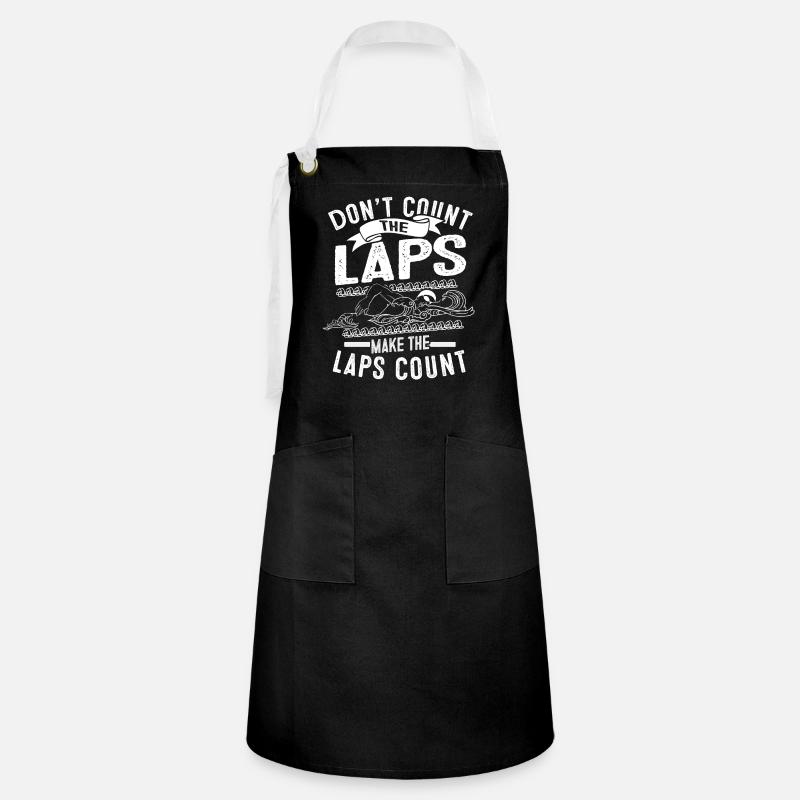 Swimming pool - Artisan Apron - black/white