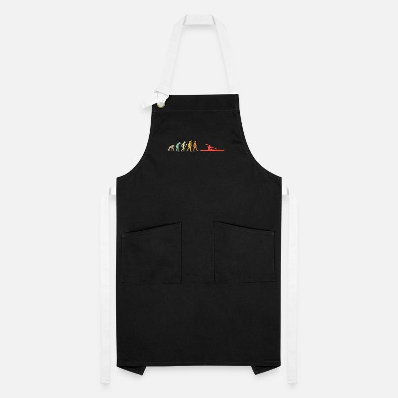Vintage Rowing Evolution Rower Crew Gift Idea Artisan Apron