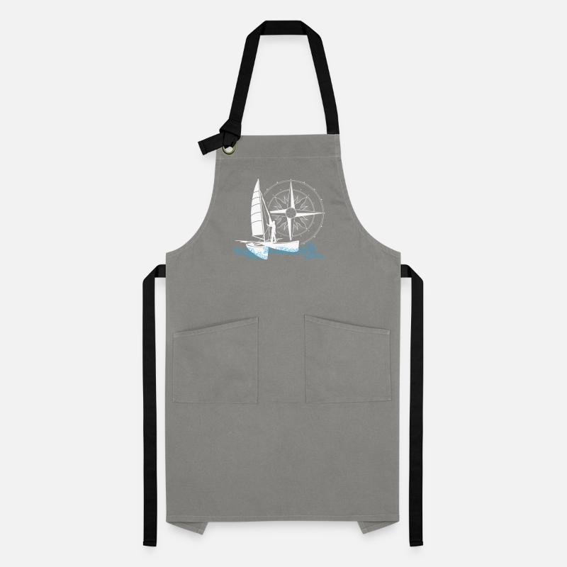Catamaran Sailing Double Hull Bi-Coque Artisan Apron