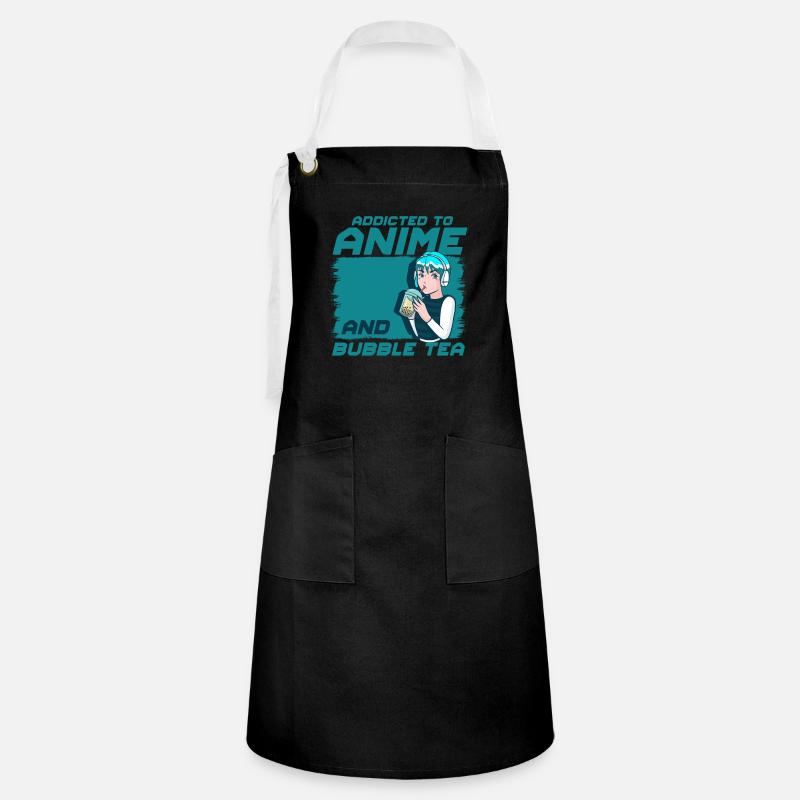 anime - Artisan Apron - black/white