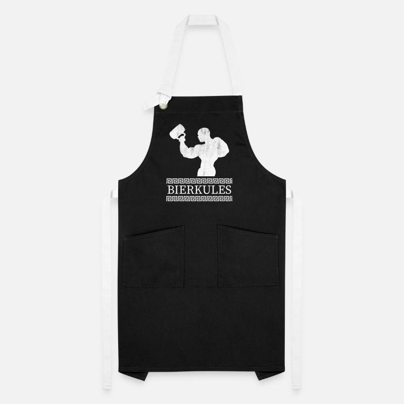 Herren Bierkules Biercules Kontrastschürze