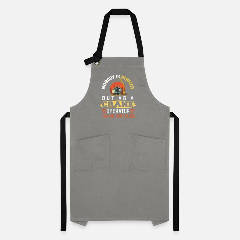 Crane operator Crane operator construction site work Artisan Apron