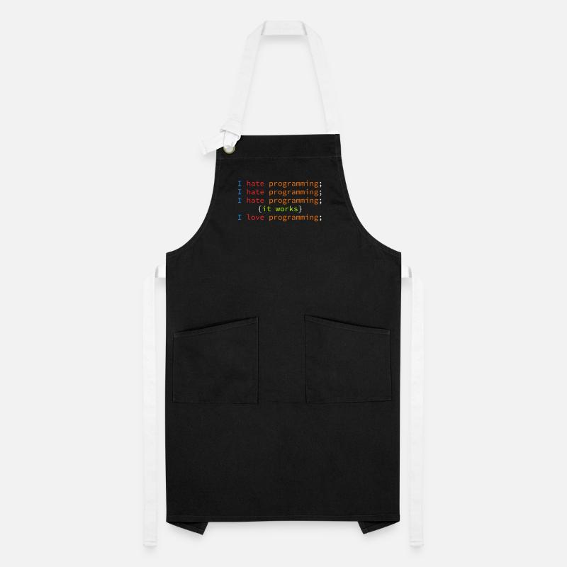 Code Debugging Joke Hate Programming Coder Artisan Apron
