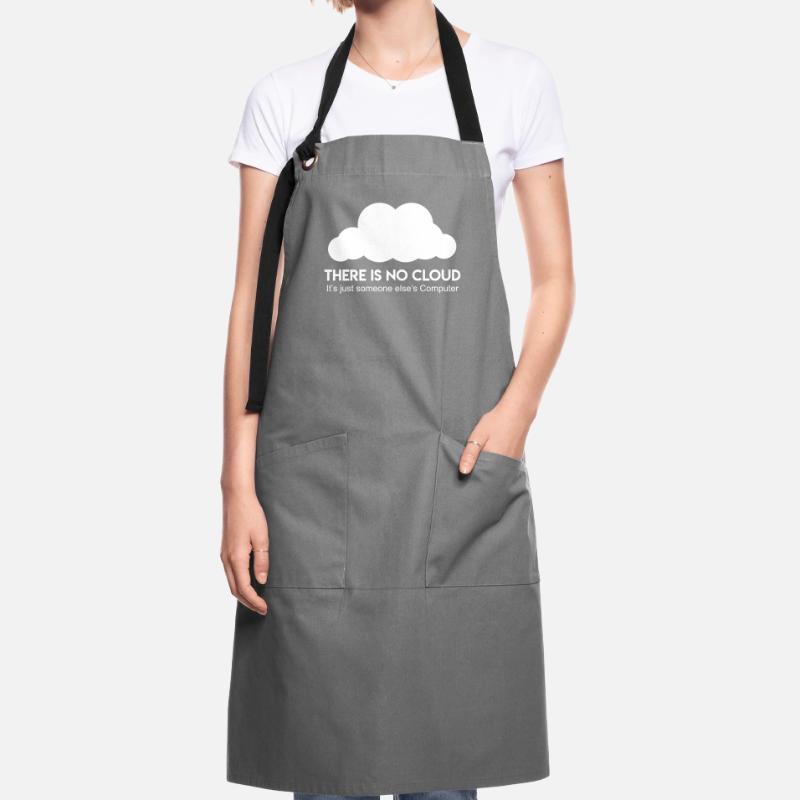 Server Cloud Spruch Informatiker Coder Kontrastschürze