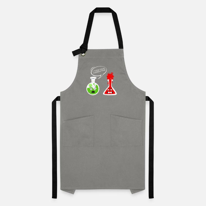 Chemistry Laboratory Technicians Joke Overreact Laboratory Artisan Apron