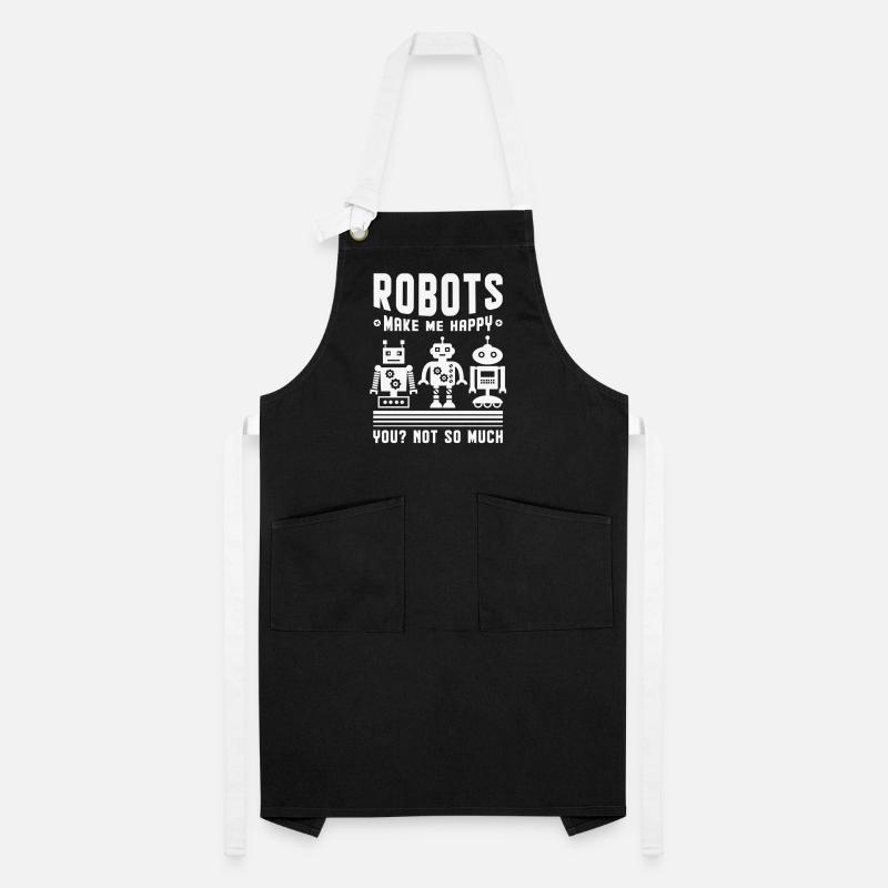 Robotique robotique Tablier contrasté