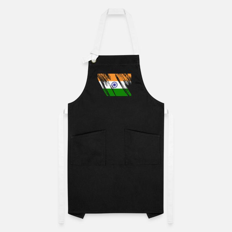 Drapeau de l’Inde Tablier contrasté