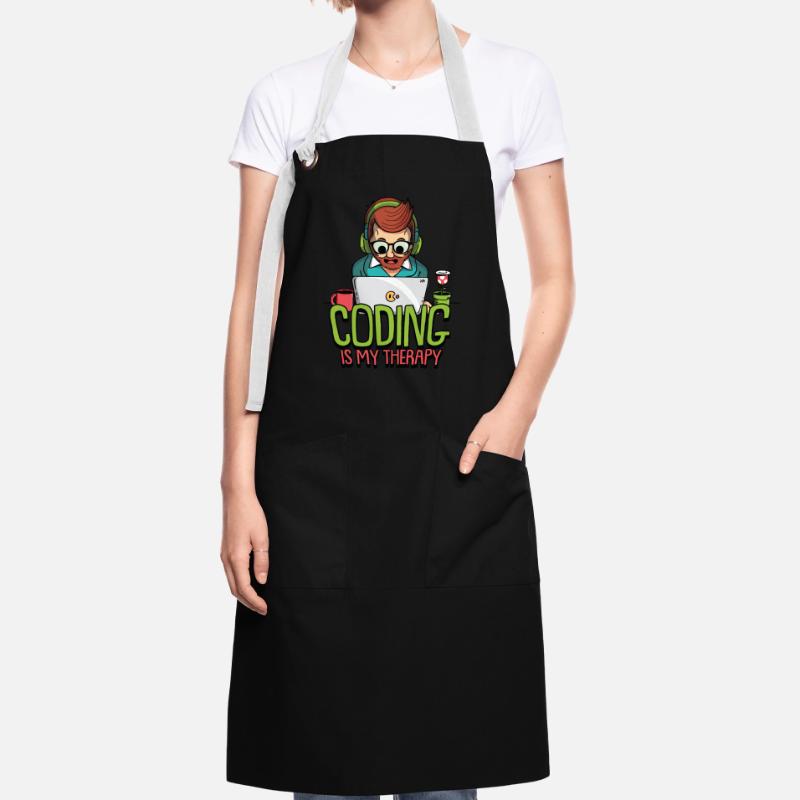 Hacking Programmer Hacker Code Coding Gift Artisan Apron
