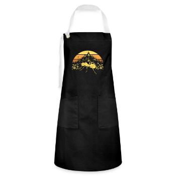 Ant - Artisan Apron - black/white - Front - Zoe (177cm)
