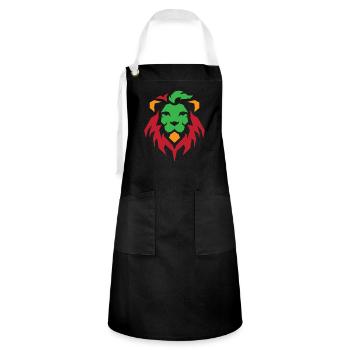 Reggae - Artisan Apron - black/white - Front - Zoe (177cm)