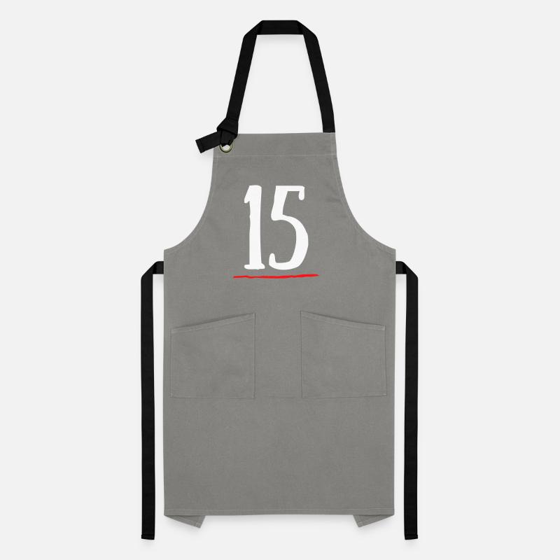 15 underlined red line Artisan Apron
