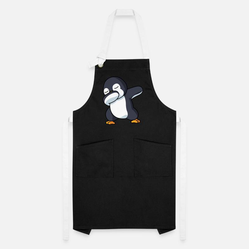 Dabbing Penguin Lovers Pajama costume Artisan Apron