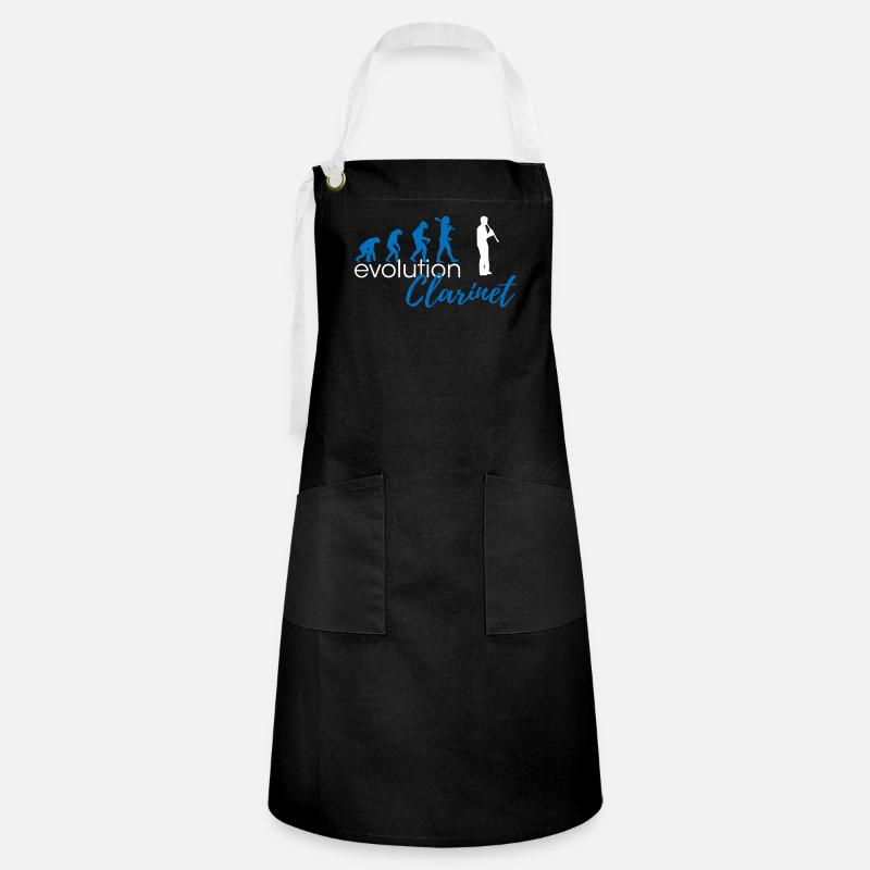 Clarinet Evolution - Artisan Apron - black/white