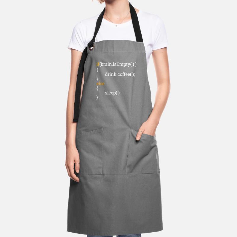 Programmierer Informatik Student Müde Kaffee C++ Kontrastschürze