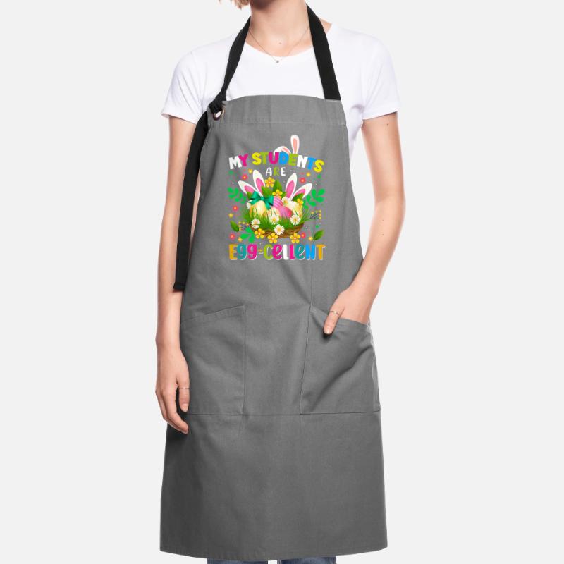 Easter Easter Easter Eggs Artisan Apron