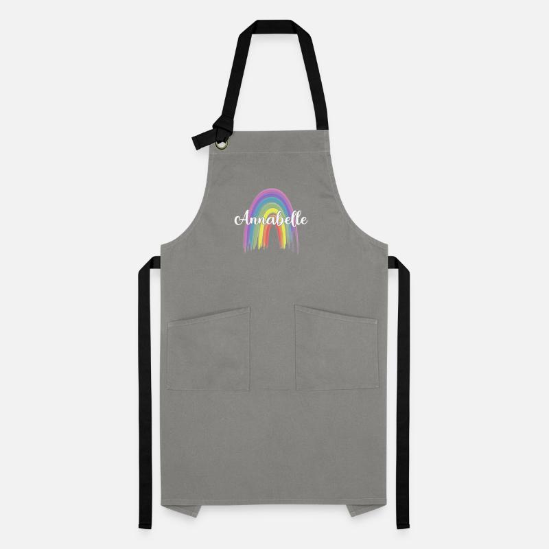 ANNABELLE Rainbow Cursive Kontrastschürze