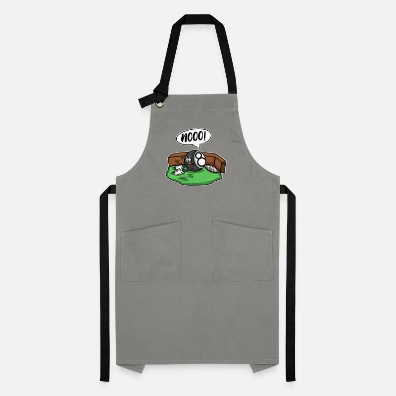 Billiard Player Scratch Black Billiard 8 Artisan Apron