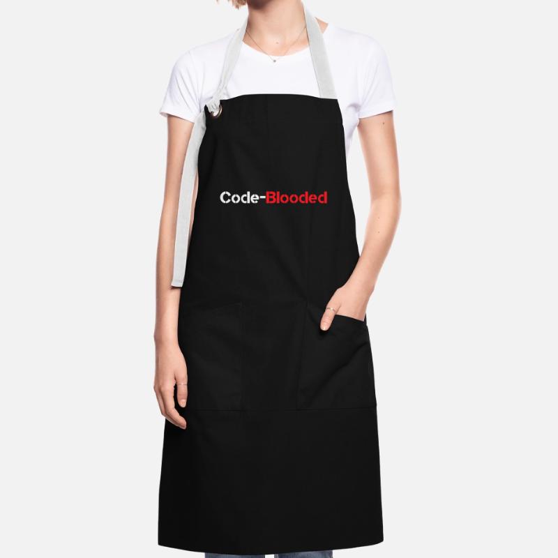 Code Blooded Programmer Coding Computer Science Artisan Apron