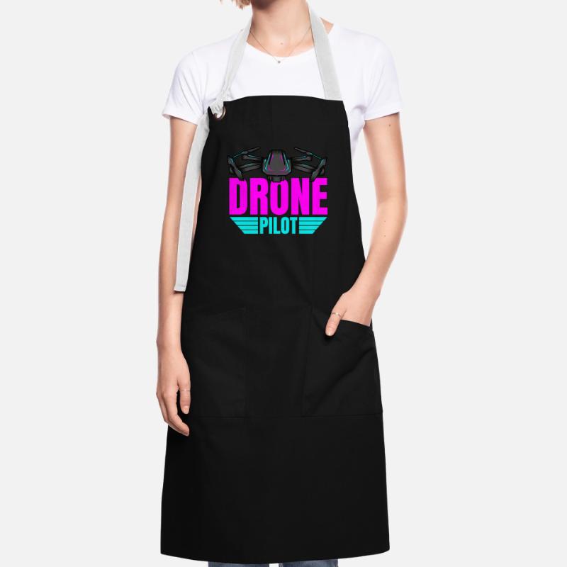 Drone Drone Pilot Drone Operator Quadcopter Artisan Apron