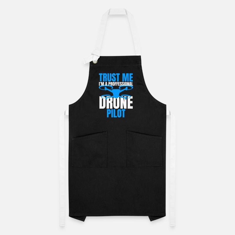 Drone Drone Pilot Drone Operator Quadcopter Artisan Apron