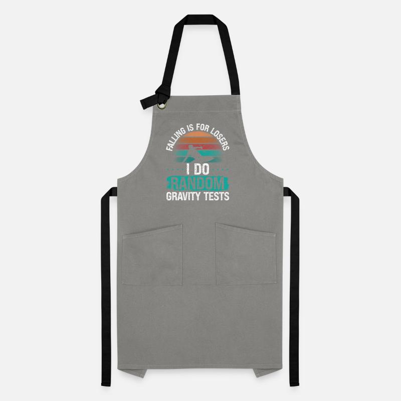 Kiteboarder Random Gravity Test Falling Kite Artisan Apron