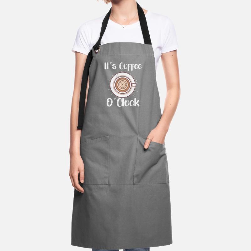 Coffee Lover Caffeine Molecule Java Latte Espresso Artisan Apron