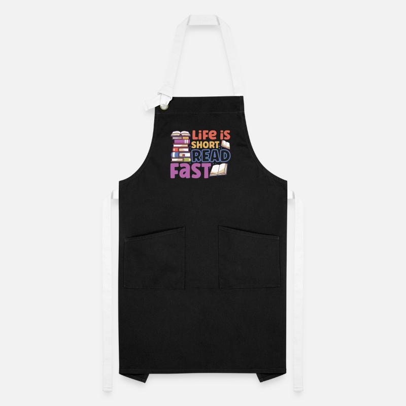 Book Reader Reading Literature Bookworm Gift Idea Artisan Apron