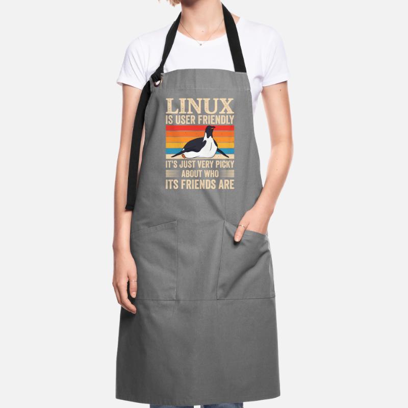 Linux Programmierung Cloud Computing Kontrastschürze