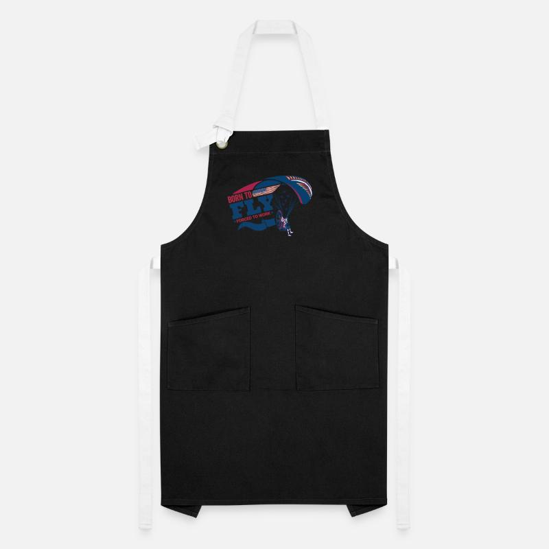 Bron To Fly Forced To Work Paramotor Pilot Artisan Apron