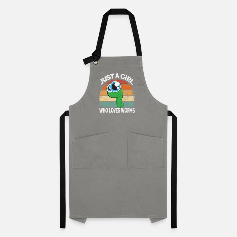 Compost Worms Gift Artisan Apron